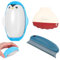 3 Piezas Rodillo quitapelusas Reutilizable, Rodillo quitapelusas Lavable, Portable Lint Roller, Quitapelos Mascotas, Lint Remover para Eliminar el Pelo de Sofás, Sábanas, Alfombras y Mascotas