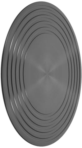 Wärmeübertragungsplatte für Gasherd als Auftauplatte aus Aluminium, Schwarz | Glatte Oberfläche, Leicht zu Reinigen und Verstauen, Küchenzubehör für Heimgebrauch
