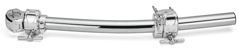 Système de rack Gibraltar - Série Chrome II - Extension latérale pour rack de batterie GDR025C-CHR - 1 barre courbée de 24 - peut accueillir 2 à 3 cymbales supplémentaires - système Memory Lock
