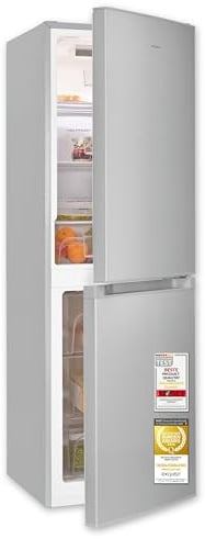 Exquisit Kühlgefrierkombination No Frost 160 cm - 193 l, Silber