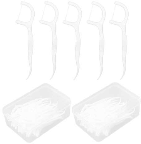 100 Stück Zahnseide Stick,Zahnseide,Zahnseide Sticks,Zahnstocher,Geeignet Zur Reinigung Von Speiseresten Zwischen Den Zähnen, Komfortabel Und Langlebig.