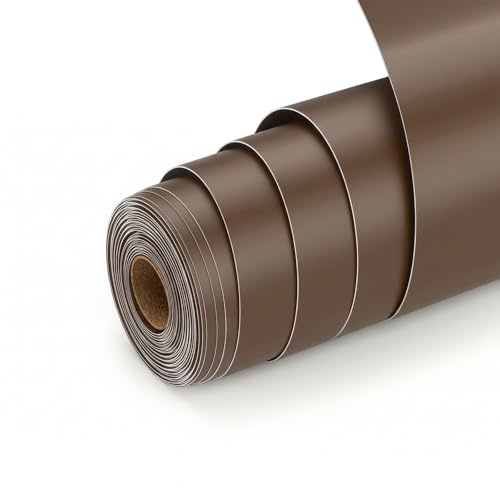 UIOK Vinilo Adhesivo Café, Vinilo Permanente 30,5 x 914,4 cm Mate Café Vinilo para Cricut, Vinilo Adhesivo Permanente para Cerámica, Vidrio, Taza
