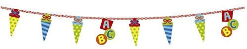 NEU Wimpelkette Schulanfang ABC, 400 cm