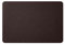 Eglooh - Herms - Schreibtischunterlage aus Leder Dunkel Braun cm 90x60 - Handwerkliche Nähte und abgerundeten Kanten - Made in Italy
