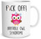 Owl Mug Owl Gift Profanity Mug Mature Content Humour Mug Funny Mug Funny Gift Rude Gift Adult Mug Funny Owl Gift Birthday Xmas WSDMUG1341