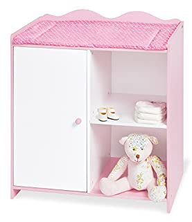 PINOLINO 253415 Puppenwickeltisch 'Jasmin', rosa 1 stück