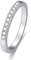 Gold Gala Ring für Damen Ewigkeitsringe 925 Sterling Silber Weißen Zirkonia (60 (19.1))