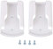SMTHOME Aire acondicionado Soporte de control remoto Caja de almacenamiento de pared Organizador Rack para TV Control remoto Teléfono (blanco 2 unids)
