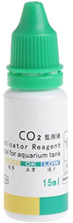 ruiruiNIE Aquarium CO2 Indicator Solution Fish Tank Liquid Test Plants Supplies Long Term