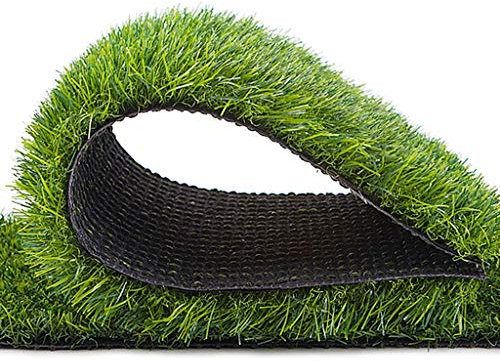 Kunstrasen Turf, Synthetic Patch-Mat Entwässerungsbohrungen Indoor Outdoor Garten-Rasen-Landschaft Benutzerdefinierte Größe (Size : 79x157in)