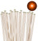Evemodel C0402OR 20pcs Pre-soldado Micro 0.1mm Cobre Alámbrico Naranja SMD Led 0402