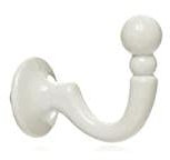 New Edge Blinds Pair Of Metal Tieback Hooks For Curtains (Pair) (Cream)