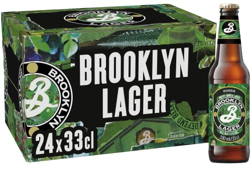 Brooklyn Brewery Hoppy Amber Lager Craft Beer (24 x 0,33 l) Flaschenbier
