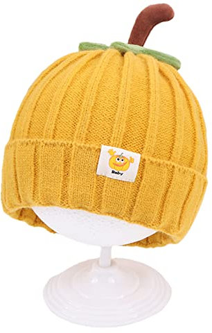 UKKO Beanie Winter-Kinder-Kürbis Gestrickte Hut Mädchen Nette Winter Jungen Kinder Wollhut Kinder-Style-5