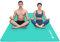 RYTMAT Yogamatte XXL 200x130cm NBR Gymnastikmatte Extra Groß Breit Fitnessmatte 10mm Dick Sportmatte Trainingsmatte für Heim-Fitness Yoga, Eltern-Kind-Aktivitäten, Senioren-Fitness
