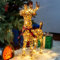 DELICHTER LED Weihnachtsfigur Rattan Rentier, REH Weihnachtsbeleuchtung mit Timer warmweiß, Hirsch Weihnachtsdeko für Außen und Innen Wohnzimmer Garten