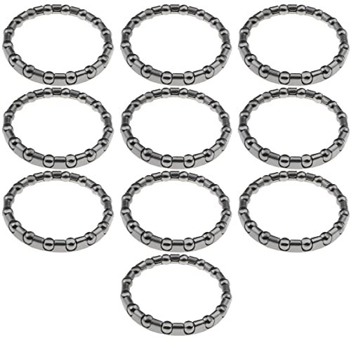 YINETTECH 10 Stück Fahrrad Kugellager 1 1/8 Fahrrad Headset Lager mit 16 Kugeln Lenklager für MTB Bike Rennrad Kurbel Tretlager Ersatzteile
