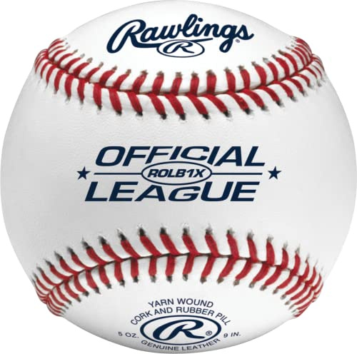 Rawlings Offizielle League Practice Baseballs | ROLB1X | 12 Stück Weiß