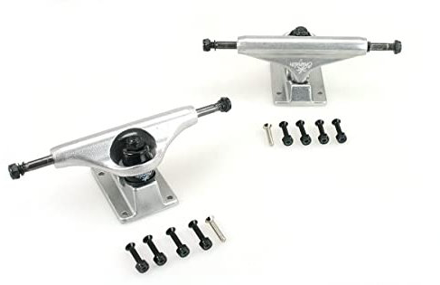 CRANDON SKC-Miami-12,7 cm (5 Zoll) Raw-KIT2 inkl. 2 Trucks Achse 12,7 cm (5 Zoll) (Gesamtlänge 20 cm) – geeignet für Anfänger und Profis und alle Skateboards auf dem Markt