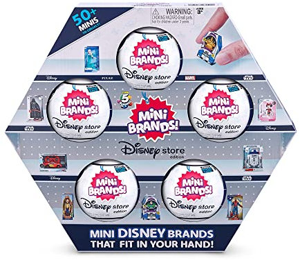 BANDAI - 5 Surprise - Packung mit 5 Disney Mini Brands Kugeln