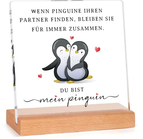 Juratar® Ich Liebe Dich Geschenke für Frauen Männer, Geschenk für Paar- Holzschilder Heimat Dekoration, Partner Geschenke, Hochzeitstag, Jahrestag Geschenk für Sie Ihn, Liebes Geschenk für Ihn Sie