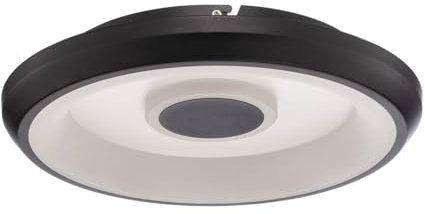 Lindby LED Deckenlampe Smart Home, dimmbar RGB Licht wechselbare Lichtfarbe CCT (2700-6500K) Tuya App Steuerung Wohnzimmerlampe Deckenleuchte