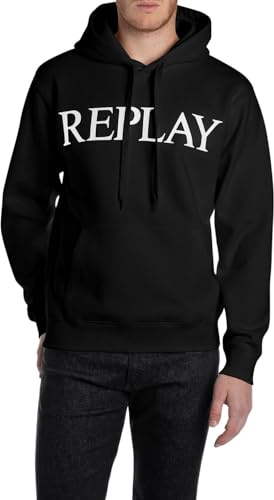 Replay Herren Hoodie mit Kapuze