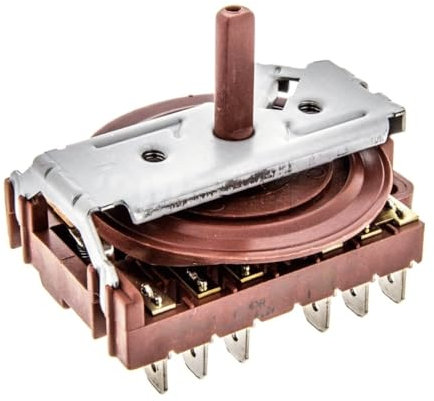 CABLEPELADO Conmutador de Horno de 4 Posiciones, Selector de horno 4 posiciones, Código 330780020, Compatible con Teka, para modelos HE450, HE490, HE500, HE510, 4 posiciones