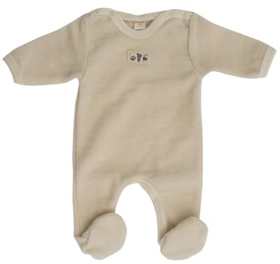 Lilano, Baby Schlafanzug mit Fuß, 100% Wolle (kbT) (50)