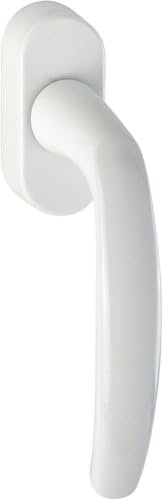 bricoleva.it Maniglia per Finestra Bianca con Apertura 360 Gradi - Maniglia per Porta Finestra - Maniglia Infissi Bianca