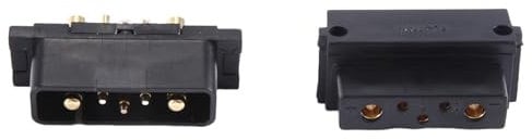 Borimend 1Pair Lithium Battery Box Power Discharge Connector 5 Pins Male Plug and Female Plug,E-Bike Parts Power Plug for Hailong Easy Install