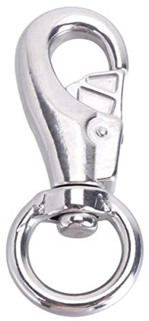 Parliky Drehhaken Für Hängesessel 102mm Silber Metall 360° Drehgelenk Traglast 300 Kg Für Outdoor Hängestuhl Zubehör