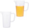 Messbecher 100ml, 2 Stück Messbecher Klein Kunststoff Mini Messbecher mit Griff Präzisions Hitzebeständig Messbecher Ml Messbecher Measuring Cups für Labor Küche Waschmittel Chemikalien