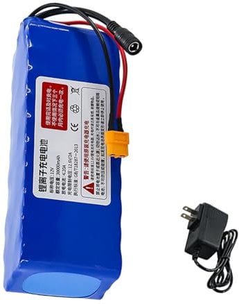 HJGHY 12V 18000mAh 24000mAh 30000mAh Rechargeable Nest Boat Lithium Battery Pack 12V Large Capacity Lithium Remote Control Boat Replacement Battery with DC and XT60 Plug,12V,18000mAh