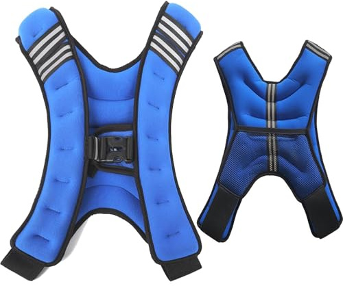 Weighted Vest, 8kg, Blue, Training, Exercise, Strength Conditioning, Modern Fitness