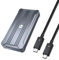VCOM 40Gbps M.2 NVMe SSD Enclosure, NVMe Enclosure with USB4, Aluminum Alloy M.2 Enclosure Support Size 2280 M&B+M-Key, Compatible with Thunderbolt 3/4, USB4/3.2/3.1/3.0