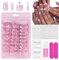 Virellay 60 Pcs French Press on Nails - Französisch Fußnägel Zum Aufkleben