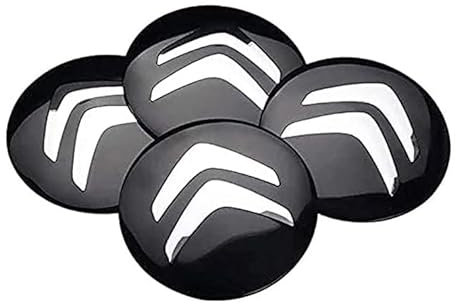 4 Pièces Cache Moyeux Autocollant pour Citroen Berlingo III M 2018-50mm, Autocollants pour Cache-moyeux de Roue Pièces Automobiles Modifiées,D