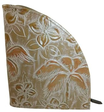 déqua G2 Unikat Geldbörse Leder Palme beige
