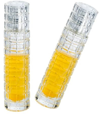 HINAYOSAN Confezione da 2 bottiglie di nebulizzatore per cocktail per amari e olio, 30 ml, in vetro, per uso portatile