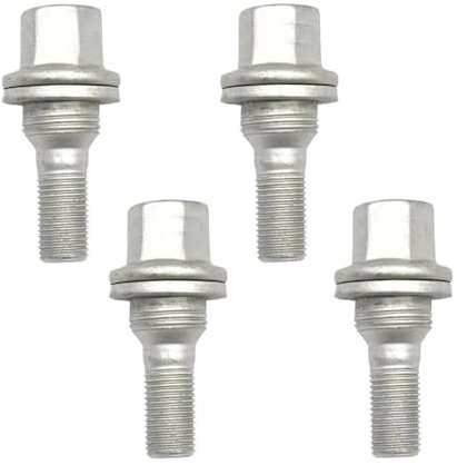BASPHHH écrou Jante Compatible avec Peugeot pour 206 308 3008 207 CC SW 508 17 mm Écrous de Roue de Voiture Boulons Siège Plat 540567