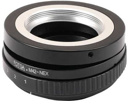 M42 Tilt Adapter Manual Focusing Objektivadapterersatz Für VG-900 EA50 FS100 FS700 A6000 A6000 Kamera Aluminiumlinse