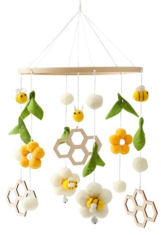 Mobile Waldtiere,Mobile Filz,Filz Bettglocke,mobile Wickeltisch