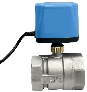 Kugelhahn DN15 DN20 DN25 DN32 DN40 DN50 304 Edelstahl, Normalerweise Geschlossen, Elektrischer Kugelhahn, 2-Draht-motorisierter Kugelhahn(DN32,24)