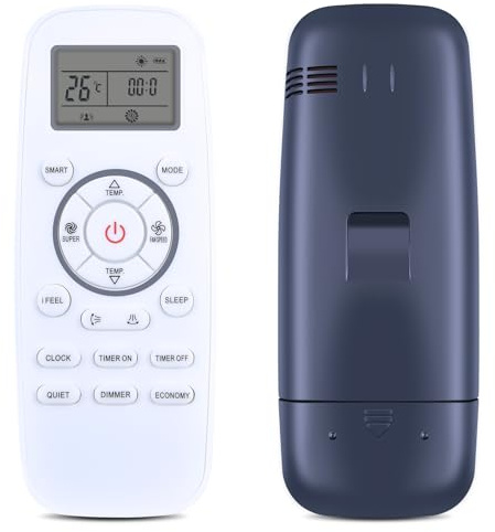 RYQIF DG11L1-01 - Telecomando di ricambio per condizionatore Hisense DG11L1-12 CA35YR03 CA35YR03G AN20DBG DG11L1-03 DG11L1-04 AS-09UR4RYDDJ01G AS-09UR4RYRCA01G G AS-09 UR4SDC