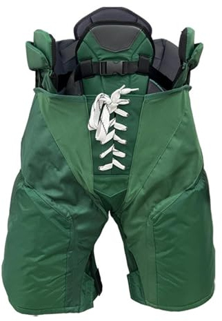 getuse Eishockeyhosen Anti-Fall-Hosen Verstellbare Taille - Schutzausrüstung für EIS-, Straßen- & Rollschuh-Hockey- Sr L