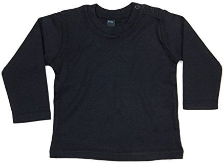 BabyBugz Baby Boys/Girls Long Sleeve T Shirt Black 18-24 Months