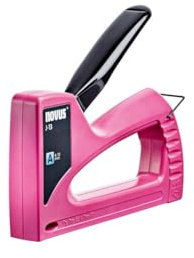 Novus Handtacker J-13 Pink worker (Hobby-Tacker aus ABS-Kunststoff) pink