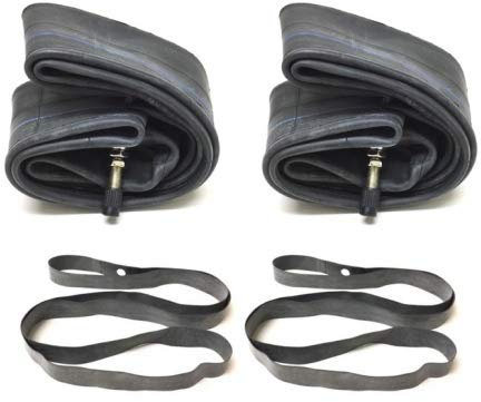 Schlauch + Felgenband Set 2 x 16/2.25 x 16 Zoll passend für Simson Mofa Moped Anhänger