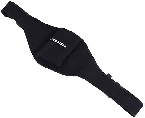MILISTEN Microphone Belt Vertical Mic Transmitter Carrier Bag Pouch for Fitness Instructors Teacher Singer Speaker Theatre Black